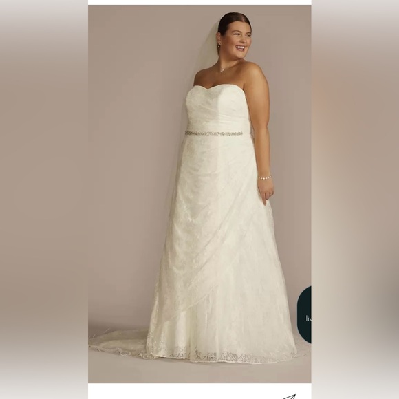 David's Bridal Other - David’s Bridal iviory wedding dress and blazer too
